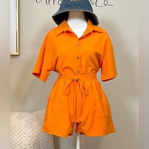 NWOT: 2 in 1 Shorts Set in Orange